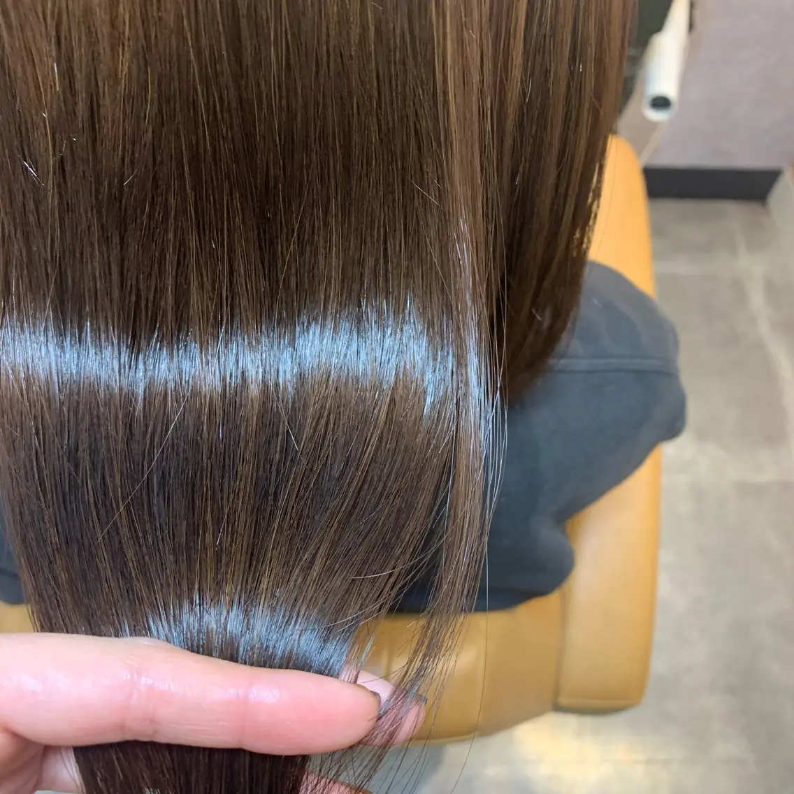 セミロング カラー カット 縮毛矯正 トリートメント stylist/ボブ ことの/韓国レイヤーのヘアスタイル