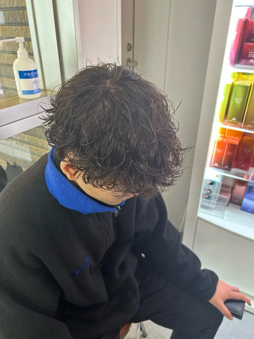 パーマ メンズ カット パーマ パーマ支持率No.1 ❤️🔥安成弾のヘアスタイル