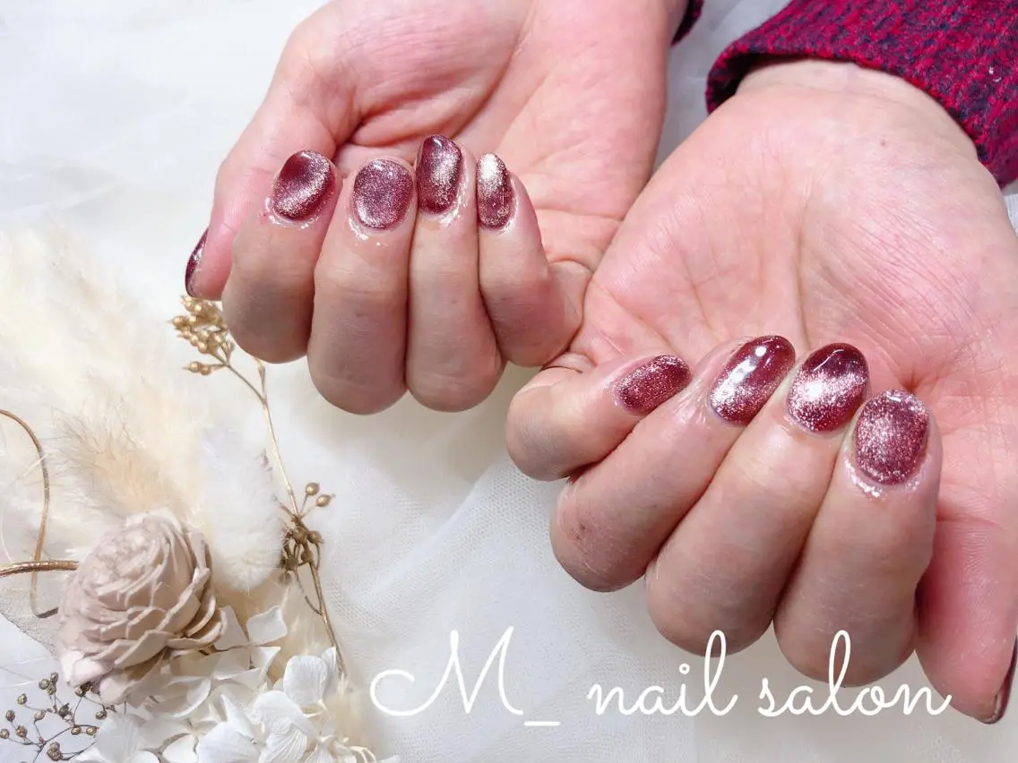 ネイル シンプルネイル M_ nail salonのネイルデザイン