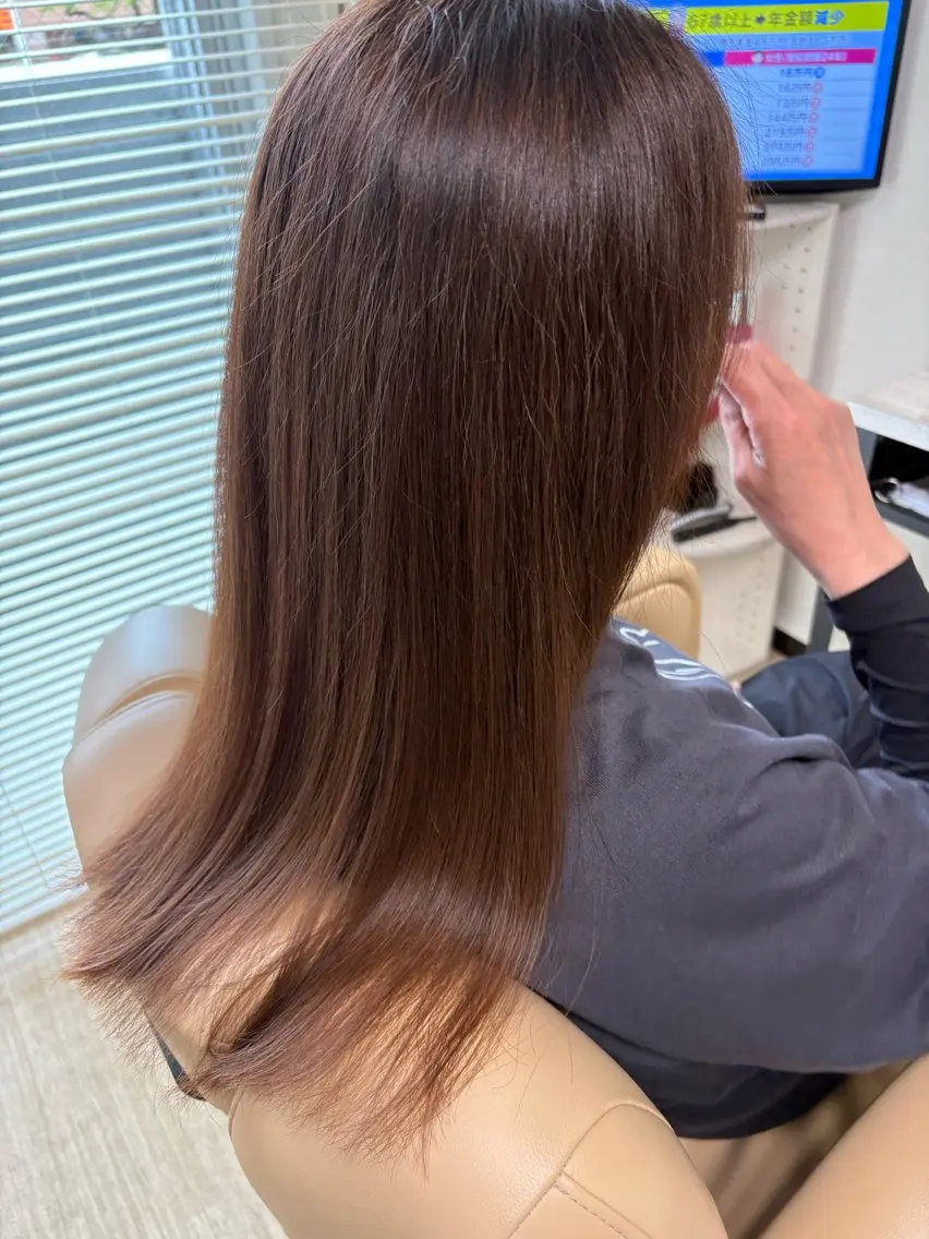 ロング カラー トリートメント 中尾 綺のヘアスタイル