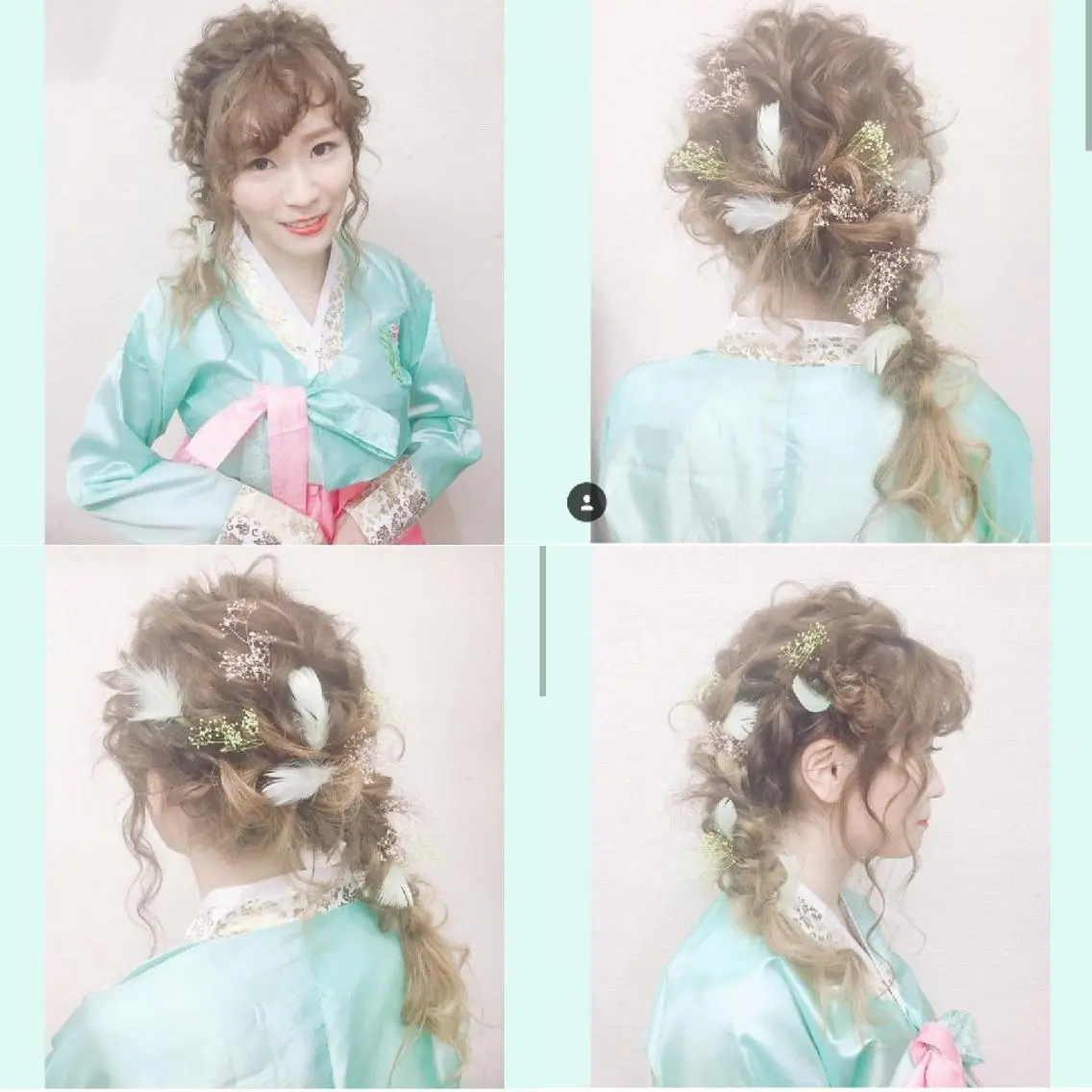 ヘアアレンジ 着付け 角田 安のヘアスタイル