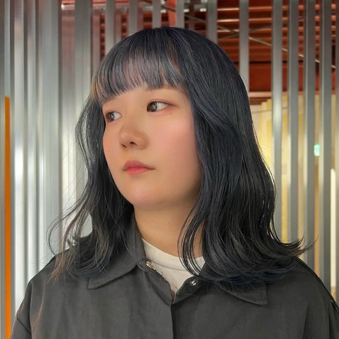ミディアム カット ［　］shiro hikariのヘアスタイル