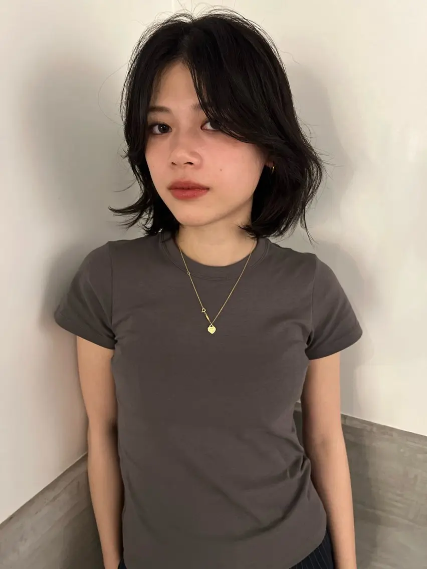 【再来】カット+カラー+クイックケアの写真