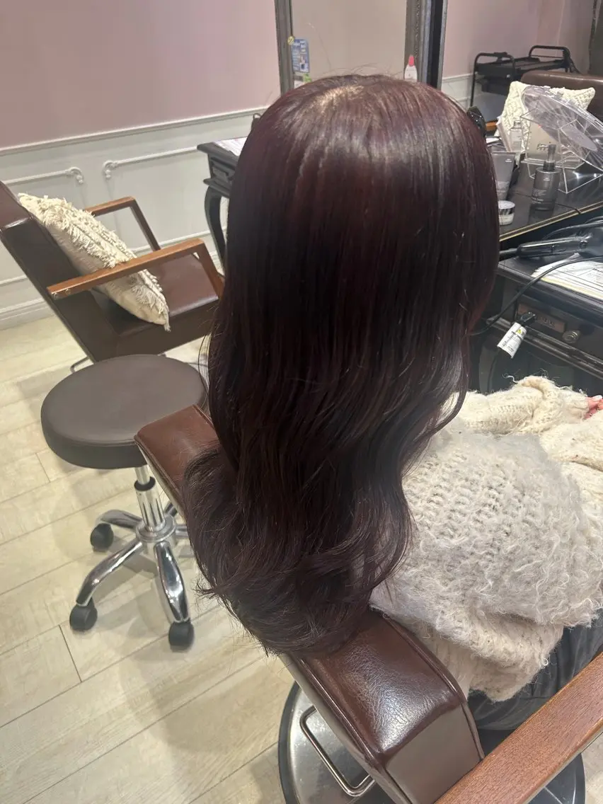 カラー 透明感カラー yuzuna♩のヘアスタイル