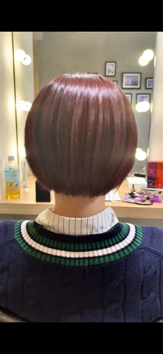 ショート ショートボブ ボブ ショートヘア 伊藤 鳳雅のヘアスタイル