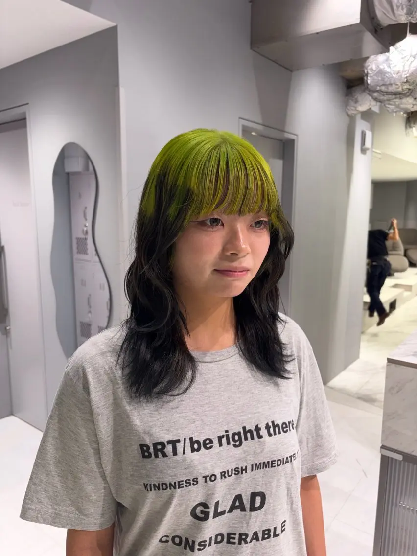 カラー cocoyu/新宿 /ブリーチカラーのヘアスタイル