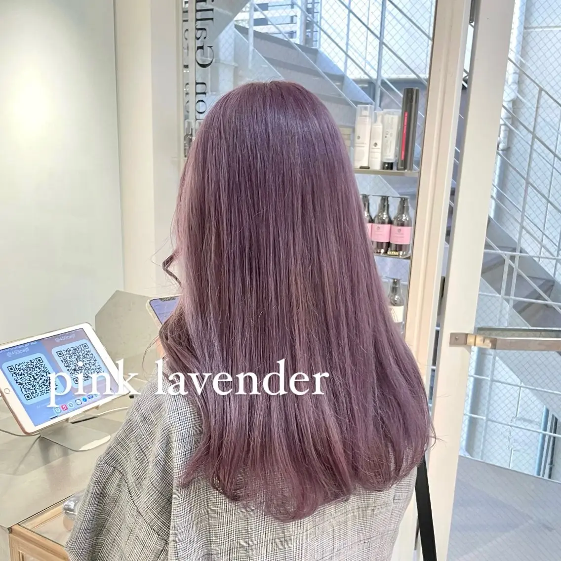 ロング カラー ブリーチ ブロンド ラベンダーカラー ピンクカラー ピンクラベンダー ヘアカラー トリートメント ツヤ髪/透け感ヘア 💎Nokaのヘアスタイル