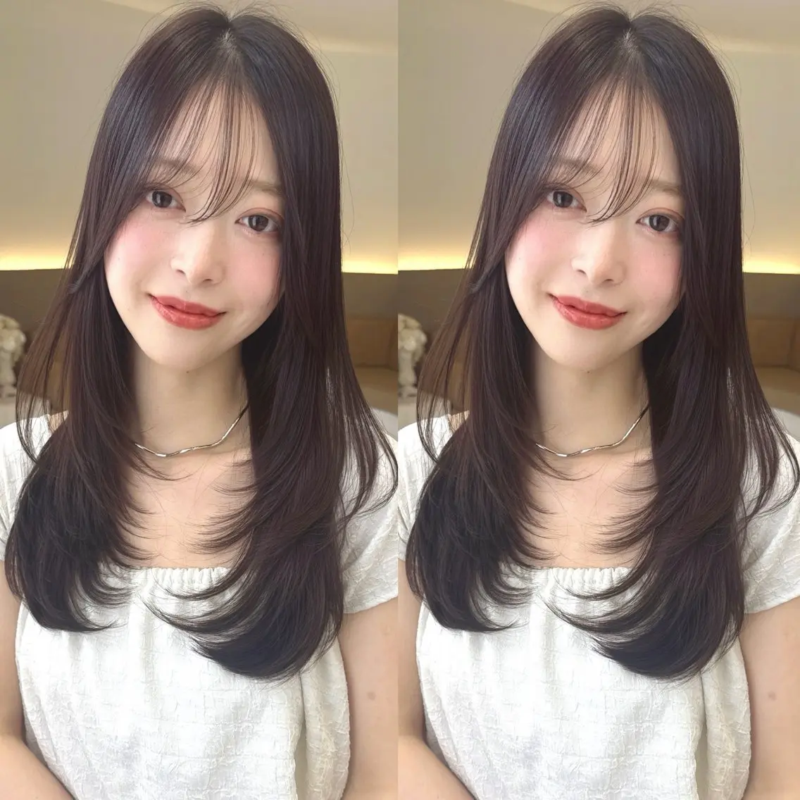 ミディアム カットモデル募集 長谷川のヘアスタイル