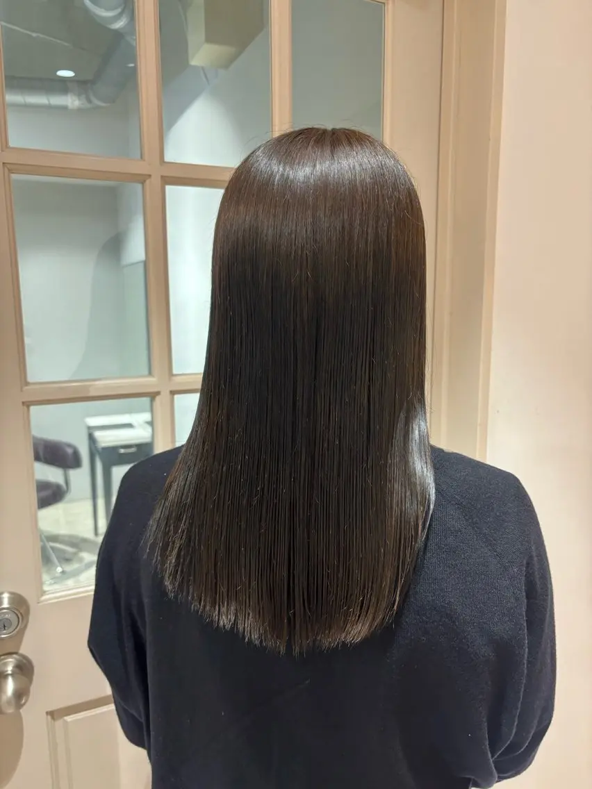 ミディアム ヘアカラー 大塚 美侑のヘアスタイル