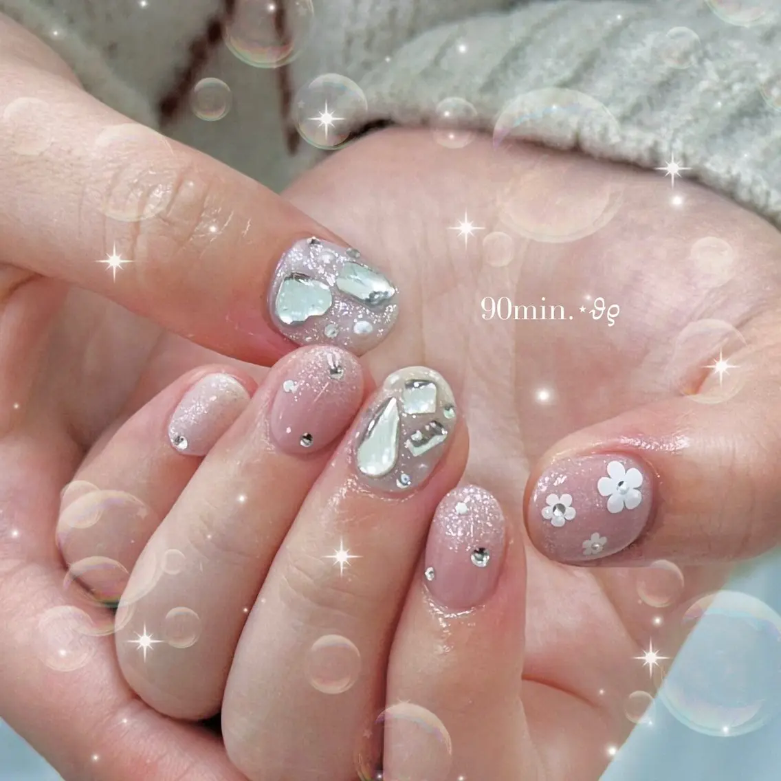 ネイル ハンドネイル Purasia✿高橋 マグ/ワンホン/地雷のネイルデザイン