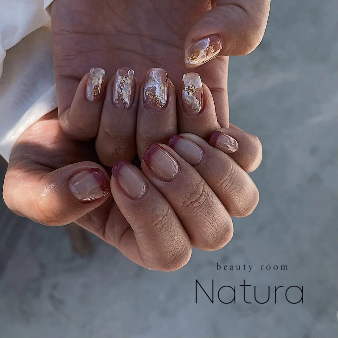ネイル マツエク・マツパ アイブロウ ハンドネイル beautyroom Naturaのネイルデザイン