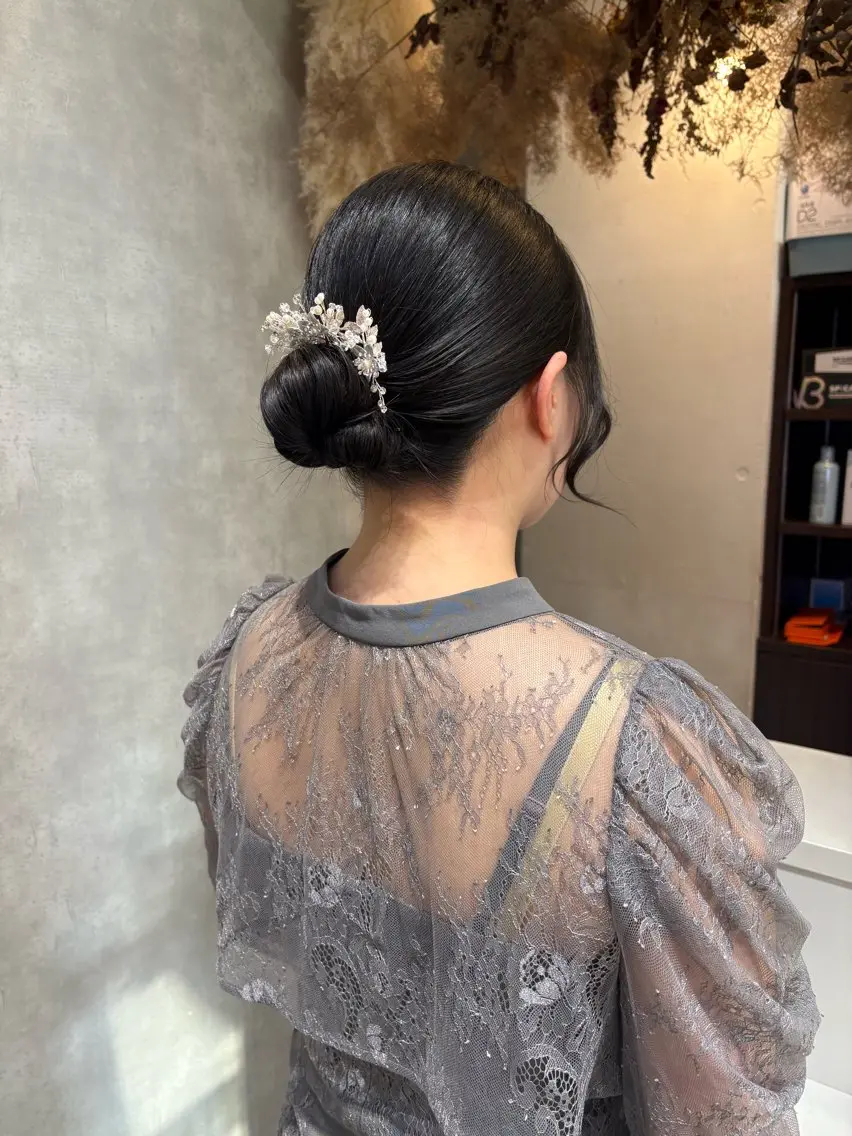 ヘアアレンジ ヘアセット chic 有山 美瑠のヘアスタイル