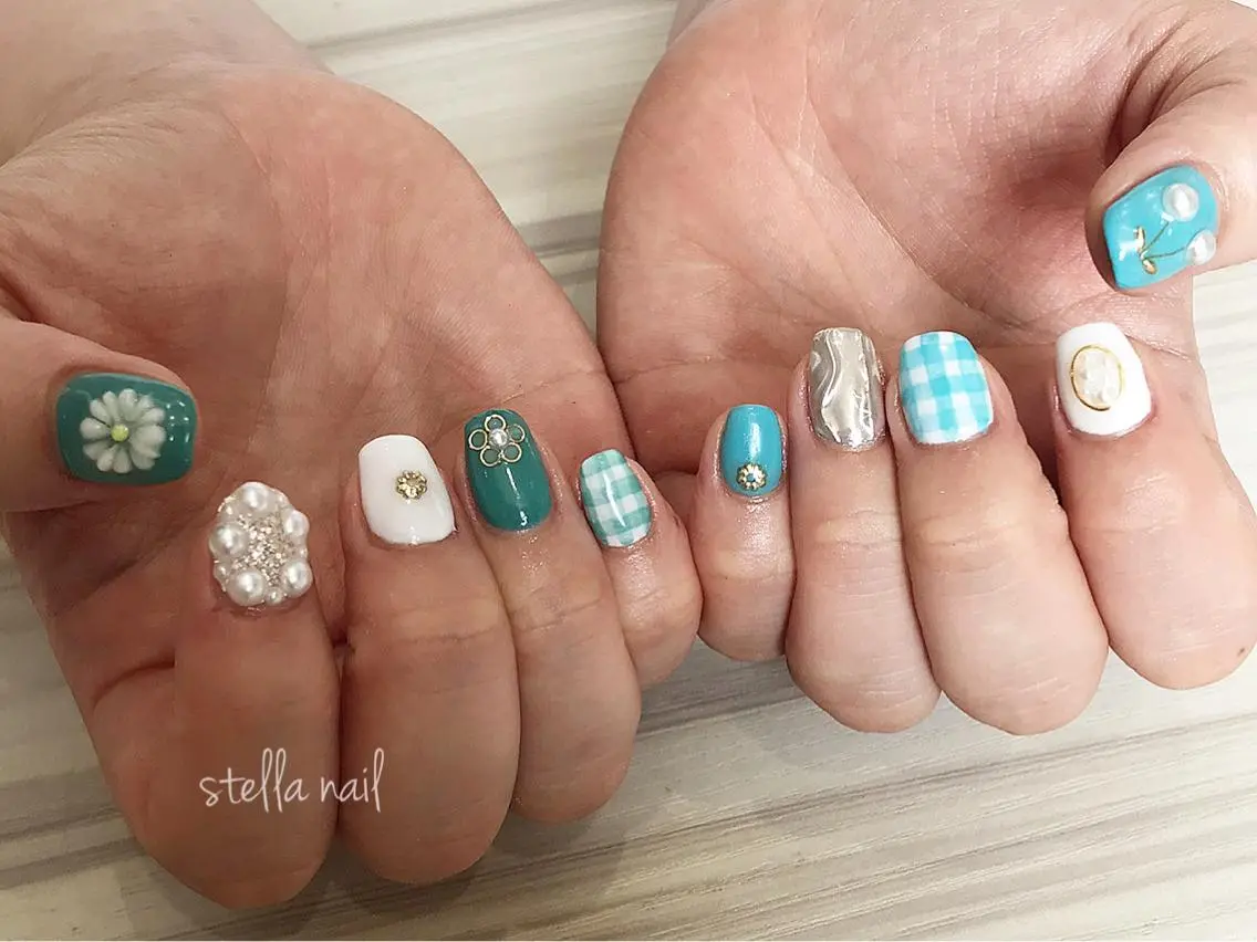 ネイル privatesa lon☆stellaのネイルデザイン