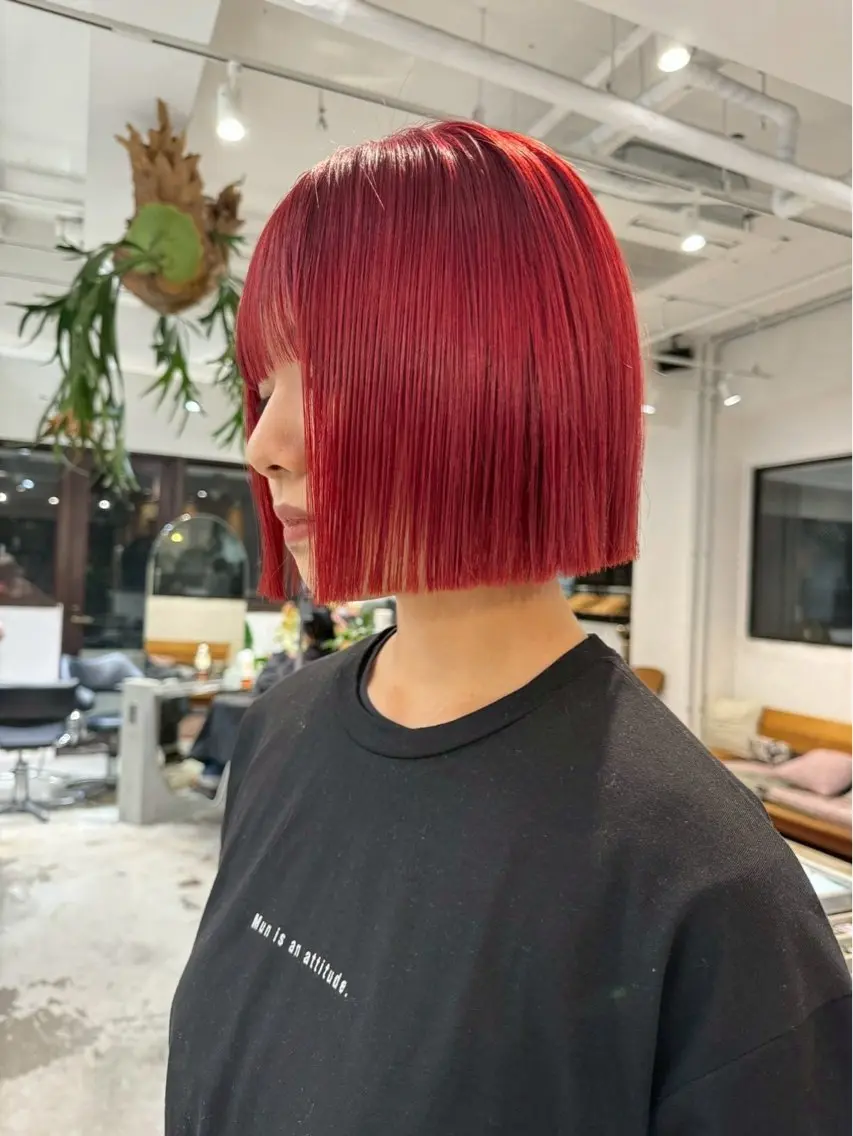 カラー ヘアカラー りく 海外ヘアー オシャレのヘアスタイル