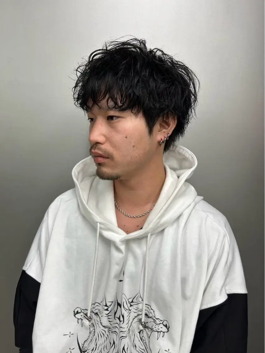 【MENS限定】カット✂️+シャドウパーマの写真