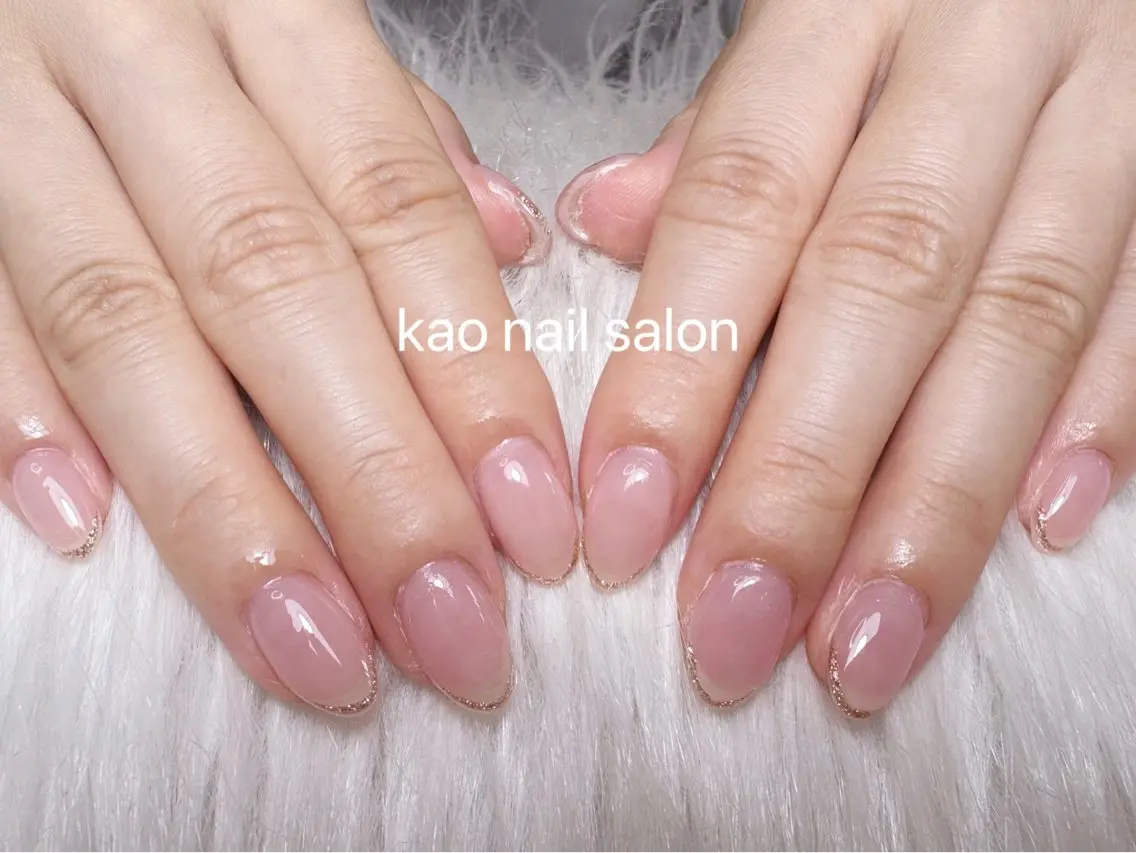 ネイル ハンドネイル kao nail マグネット/長さだしのネイルデザイン