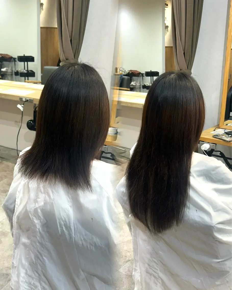 エクステ 💖シールエクステ 韓国ヘアmikotoのヘアスタイル