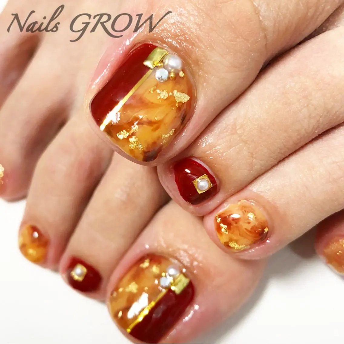 ネイル フットネイル Nails GROWのネイルデザイン