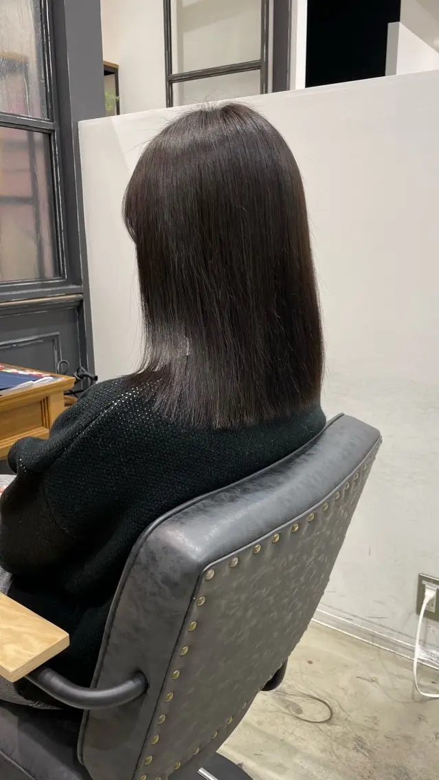 ミディアム カット ヘアカラー 大久保 雪乃🌛のヘアスタイル