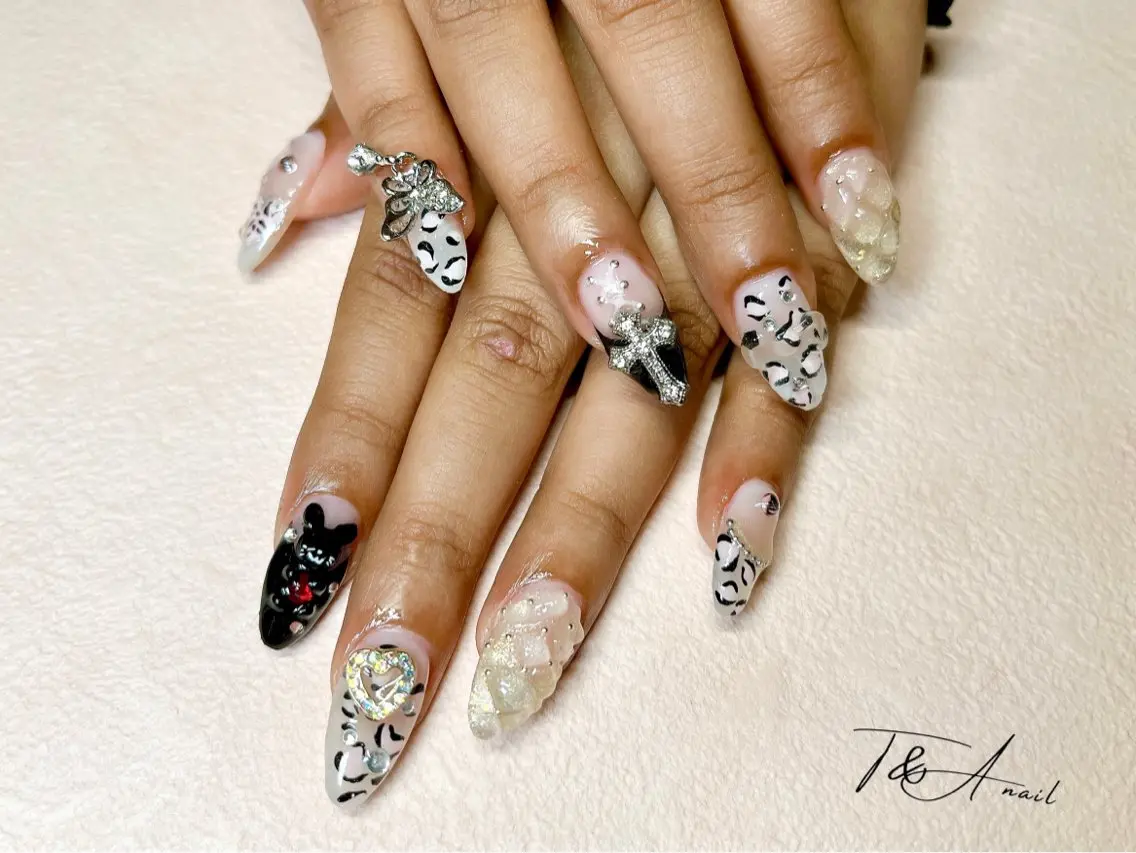 ネイル 長さ出し ジェルネイル ロングネイル スカルプネイル T&A nailのネイルデザイン