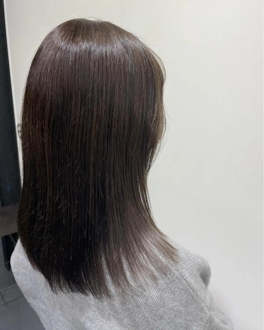 セミロング カラー Sakairi Yunaのヘアスタイル