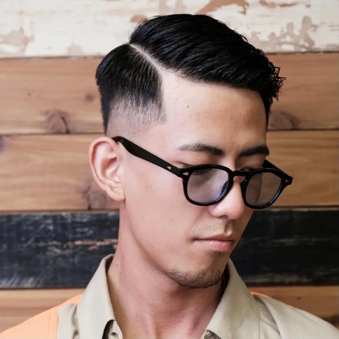 ショート メンズ フェードカット スキンフェード アダチ コウスケのヘアスタイル