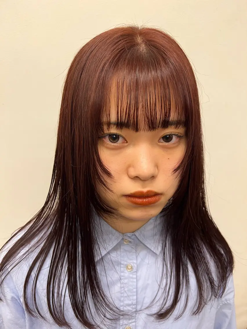前髪カット🫣💖の写真