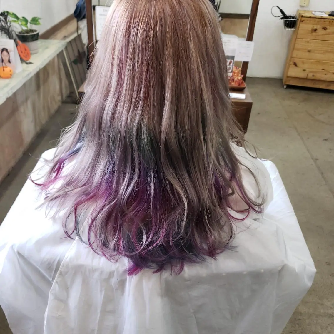 ロング カラー 多田 遼太のヘアスタイル