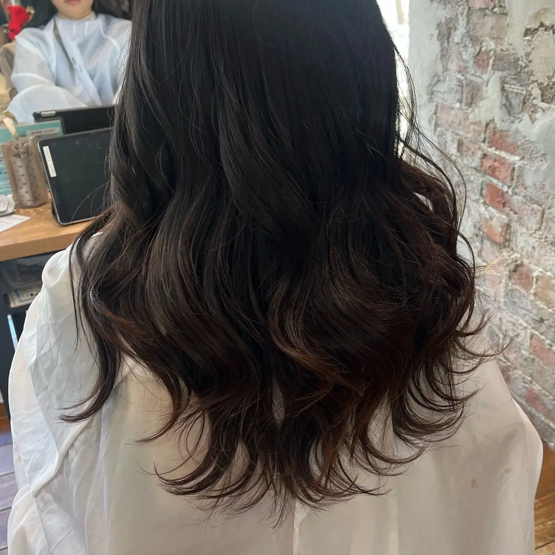 セミロング トリートメント アレンジ/艶カラー 銀座🌼さきえのヘアスタイル