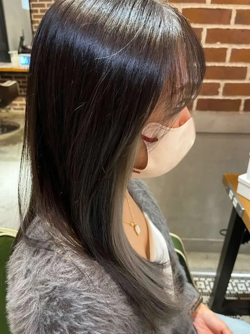 ミディアム 永島 諒のヘアスタイル