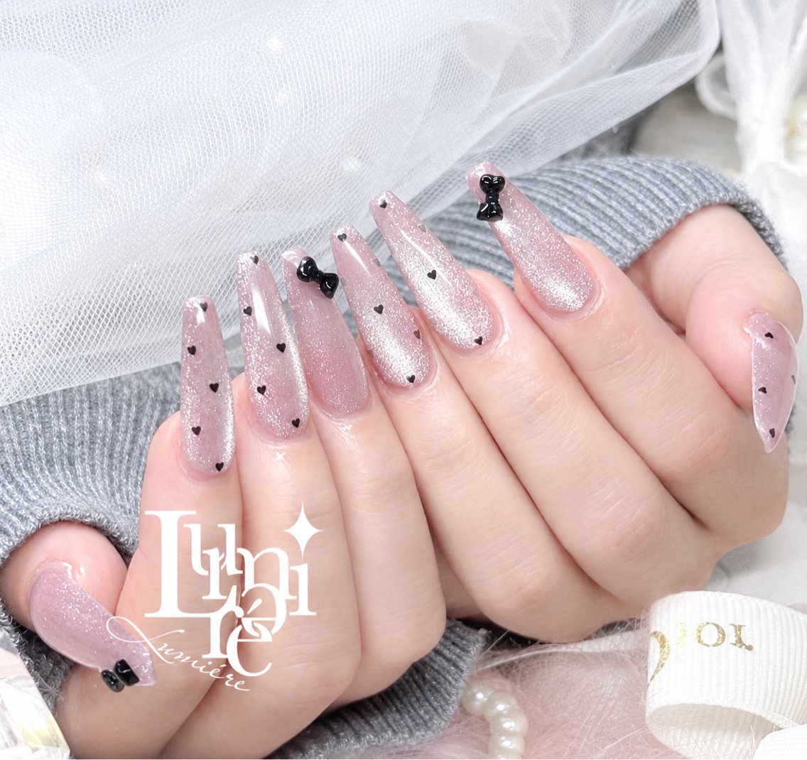 限定クーポン💖ワンホンネイル＋通常チップ長さ出し10本（オフ込み）の写真