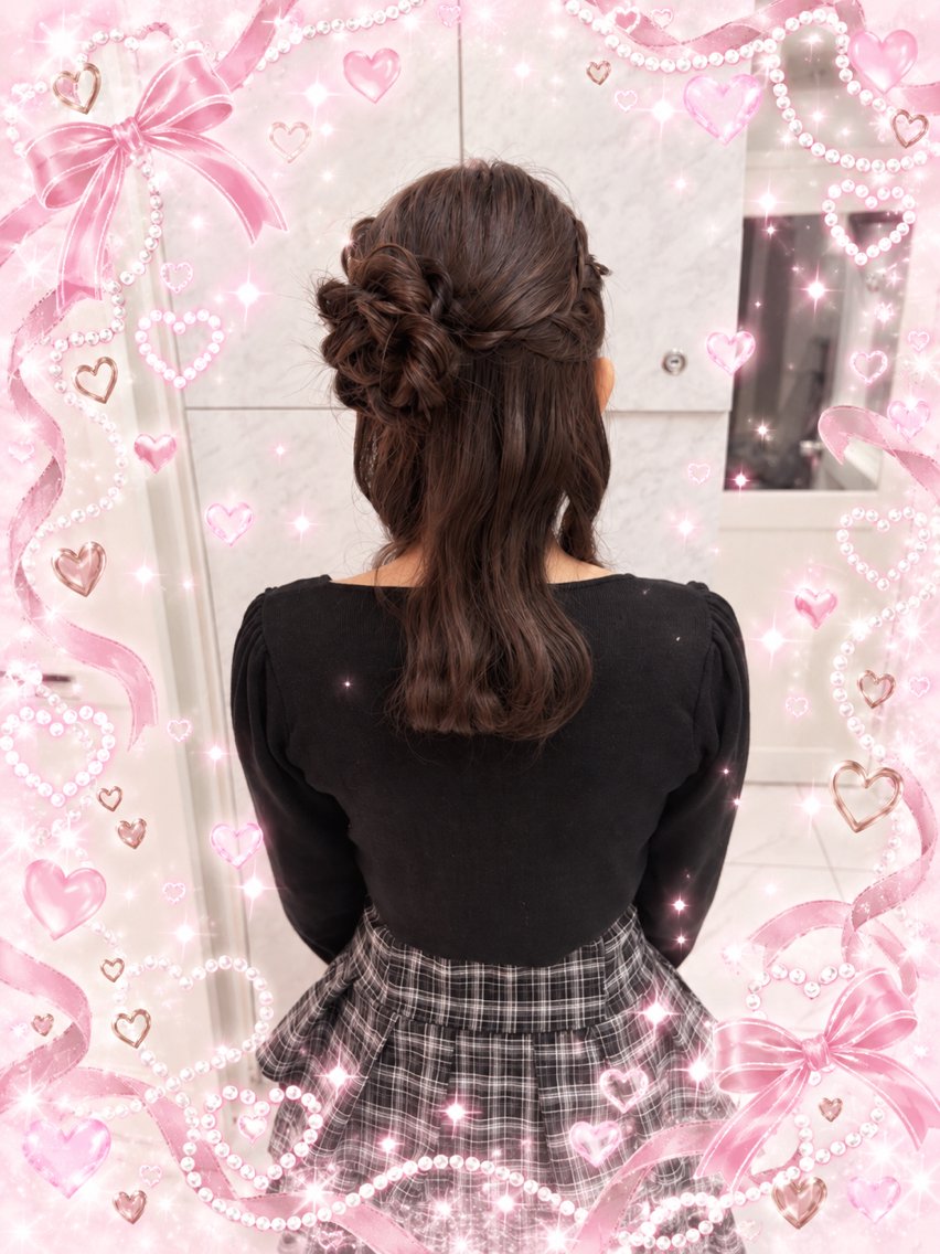 ロング カラー トリートメント 透明感カラー🧡 静岡/♡ヘアセットのヘアスタイル