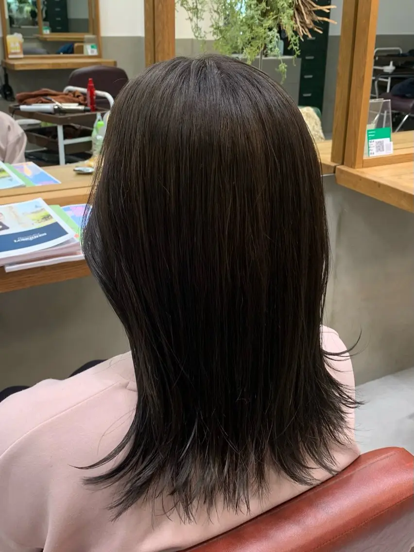 ミディアム カラー カット ヘアカラー トリートメント ✂️RIKUKI🎨 【駒込美容師🎀】のヘアスタイル