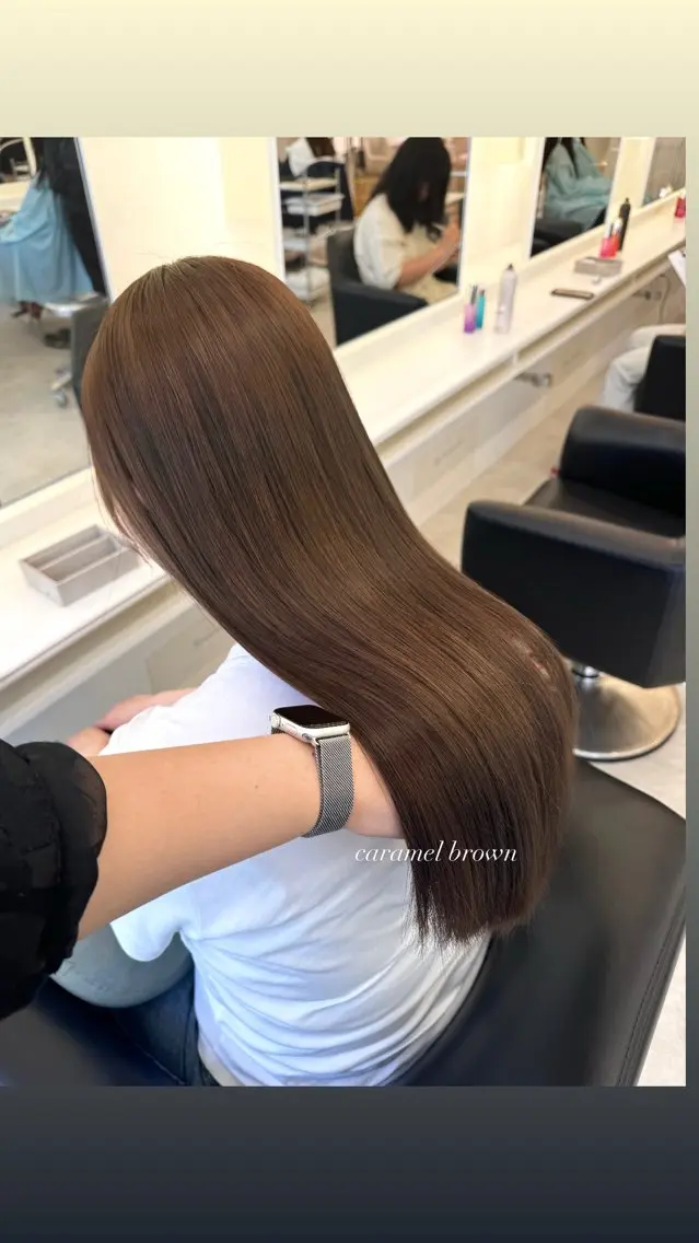 ロング カラー ParveMix🫧 宮﨑 梨里のヘアスタイル