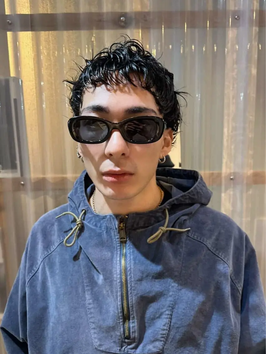 ショート パーマ カット パーマ トリートメント まさとレイヤーカット 透け感カラー/心斎橋のヘアスタイル