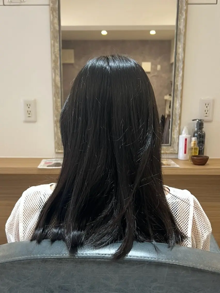 ロング エクステ 髪質改善 エクステ マテリアル 中央駅店のヘアスタイル