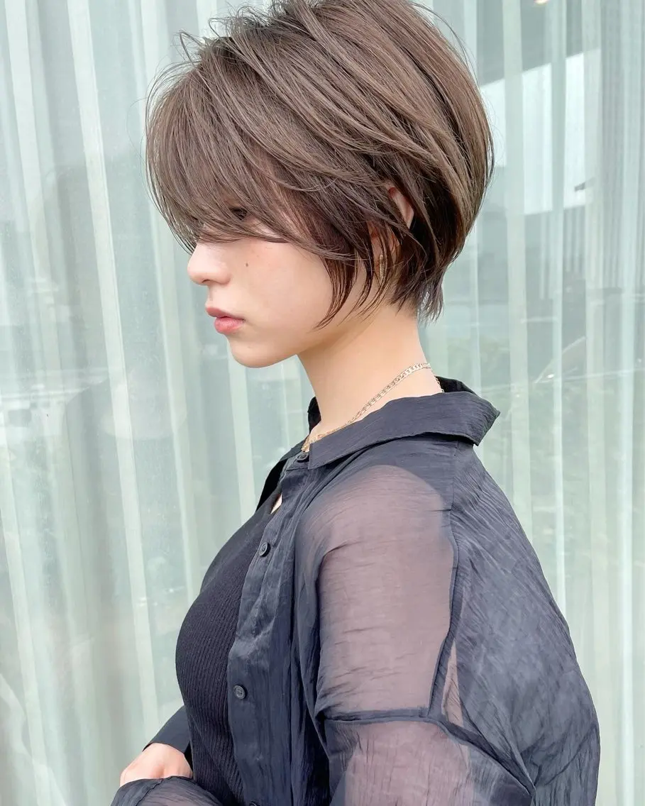 ショート カラー カット ヘアカラー トリートメント 【7月🉐メニュー】 ショート特化/荒砂のヘアスタイル