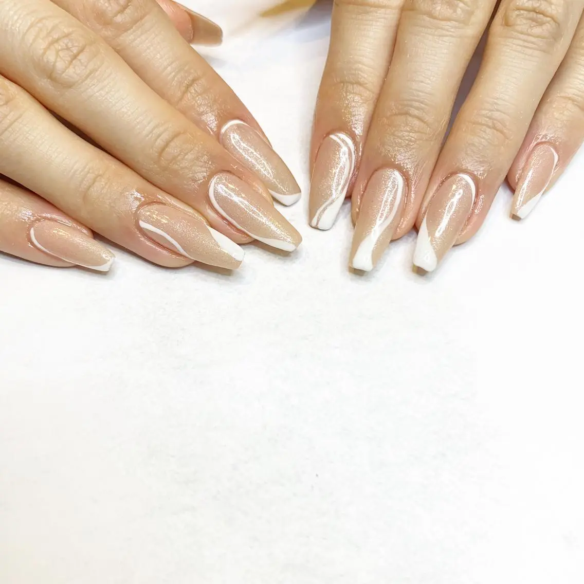 ネイル アートネイル 持ち込み ニュアンスネイル スカルプネイル シンプルネイル Adite nailのネイルデザイン