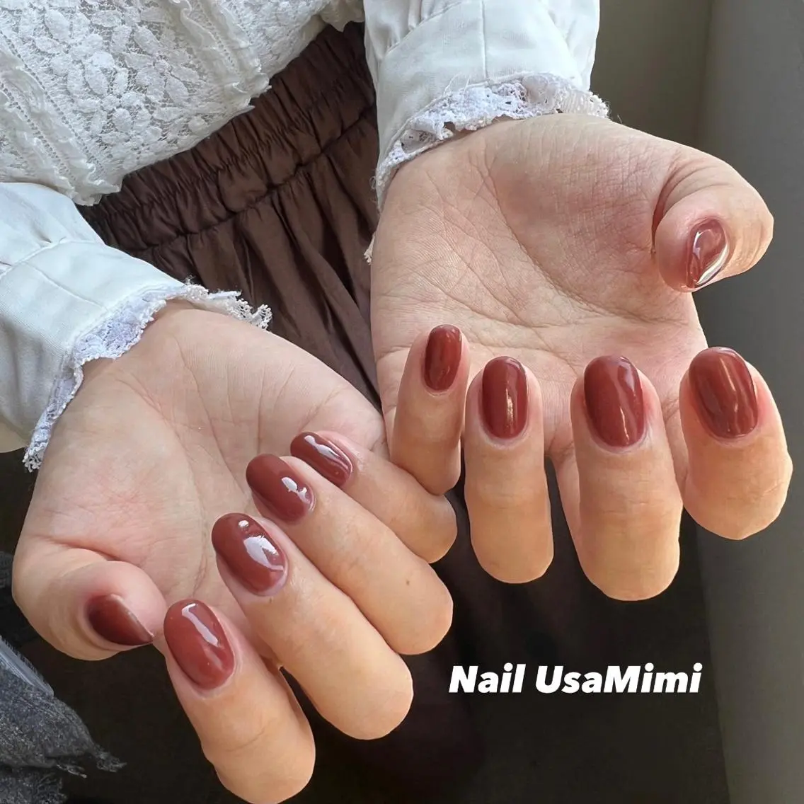 ネイル クリアネイル フットネイル ジェルネイル マグネットネイル 持ち込み 本町ネイルNail UsaMimiのネイルデザイン