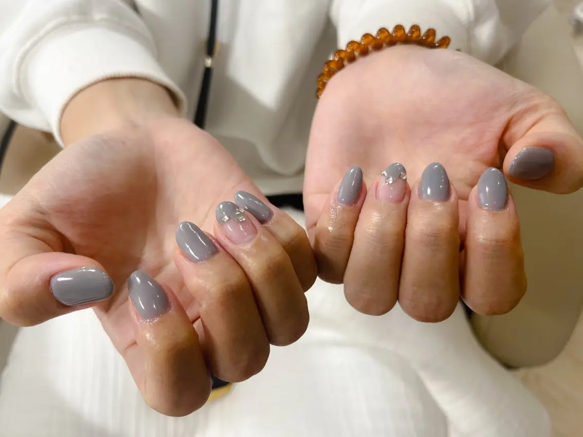 ネイル アートネイル シンプルネイル Chamuel 三輪のネイルデザイン
