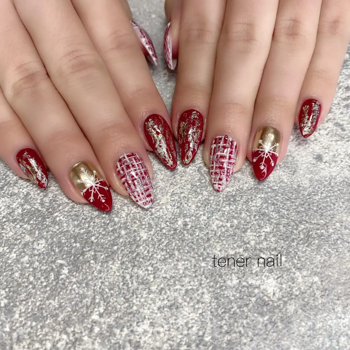 ネイル ツイードネイル テネルネイル tener nailのネイルデザイン