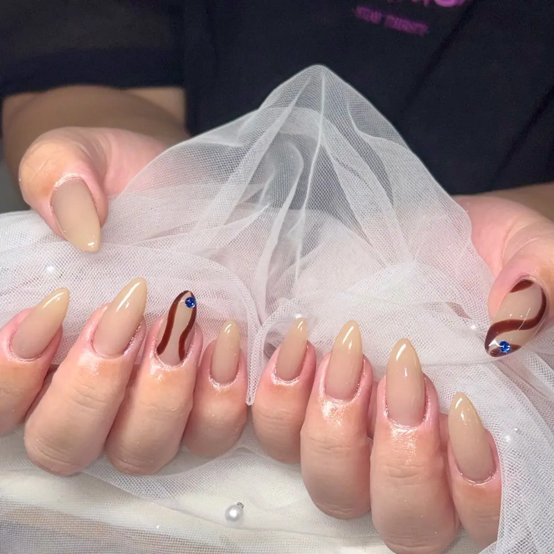 ネイル ニュアンスネイル ハンドネイル y's beauty京橋店のネイルデザイン