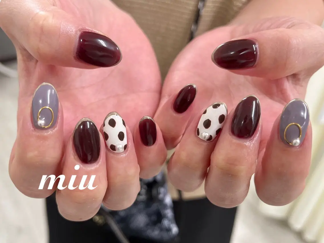 ネイル ハンドネイル miu nail 🐾mihoのネイルデザイン