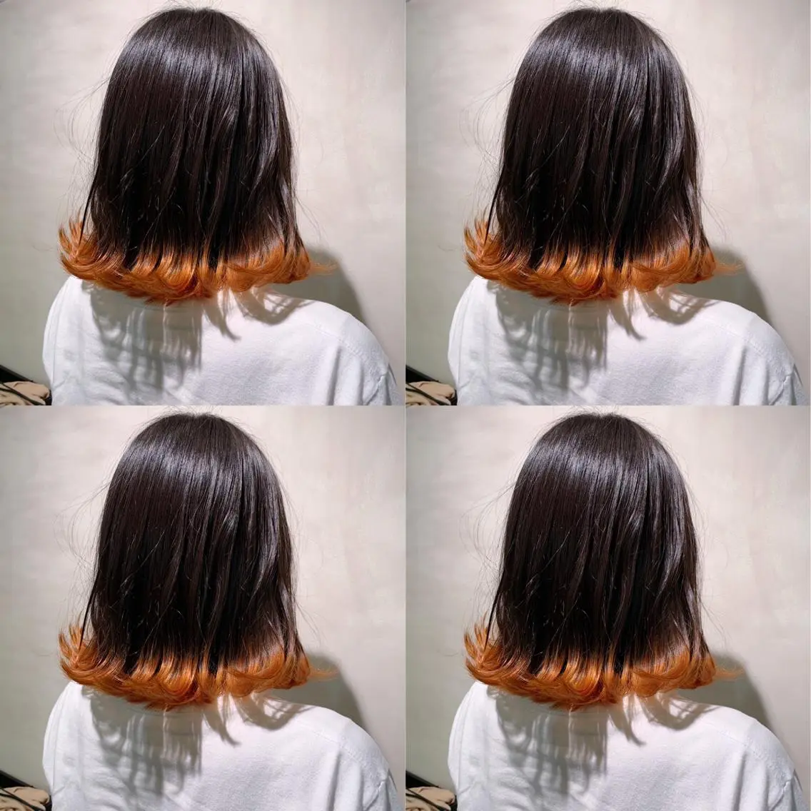 カラー デザインカラー オレンジ トリートメント /カラー/NAOKIのヘアスタイル