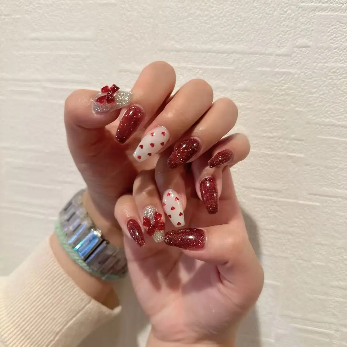 ネイル マグネットネイル ハンドネイル D-BEAUTY Nailsalonのネイルデザイン