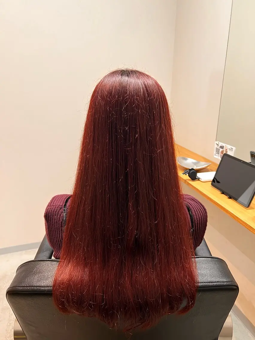 ロング カット ヘアカラー トリートメント リュウガ/艶髪矯正 /透明感カラーのヘアスタイル