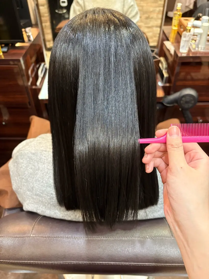 セミロング トリートメント カットモデル募集/ るか／池袋のヘアスタイル