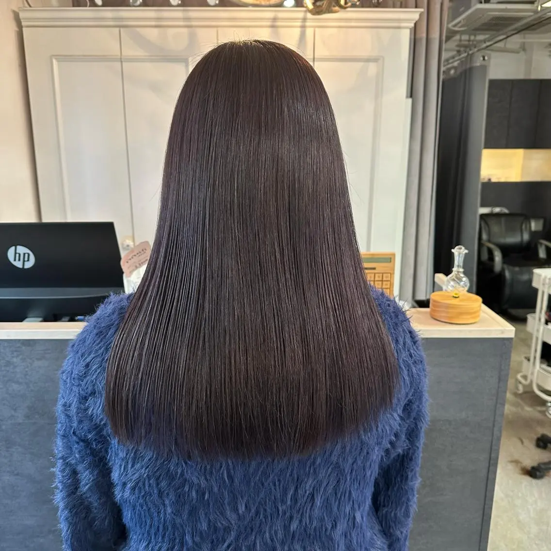 ロング カラー 髪質改善 【渋谷で人気】艶髪× 髪質改善/ツヤカラーのヘアスタイル