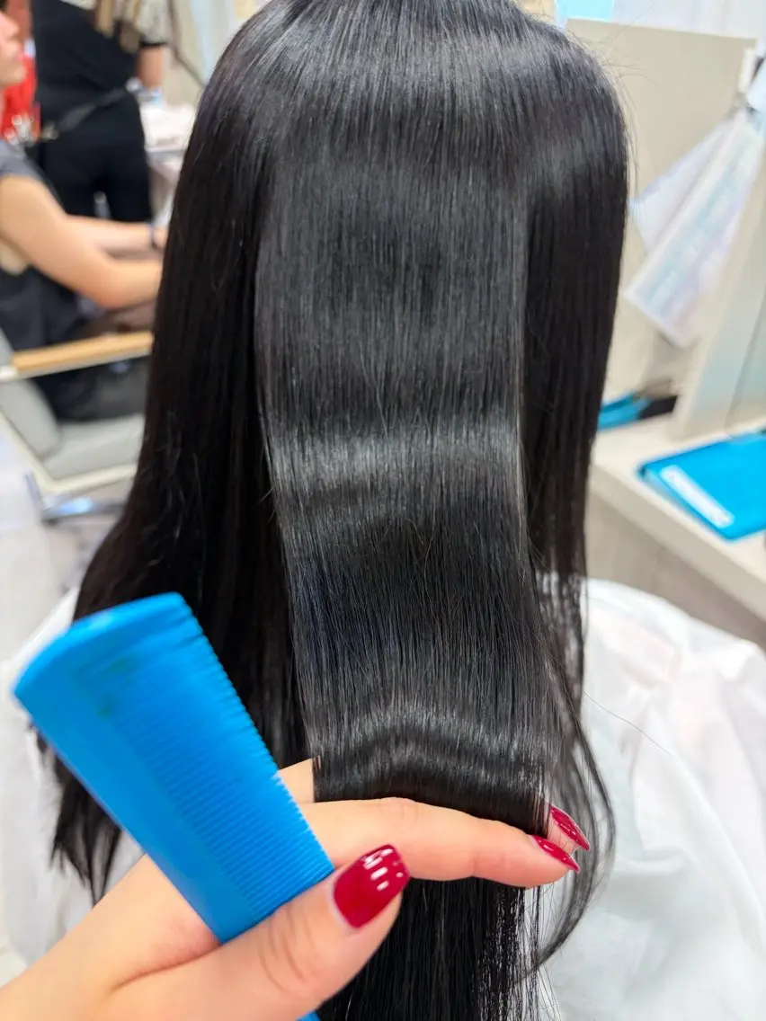 ロング パーマ 髪質改善 ストレートパーマ 縮毛矯正 CRECE♪山下 琴未のヘアスタイル