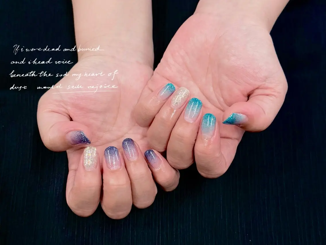 ネイル ハンドネイル 💜MIYA NAIL鶴見店のネイルデザイン